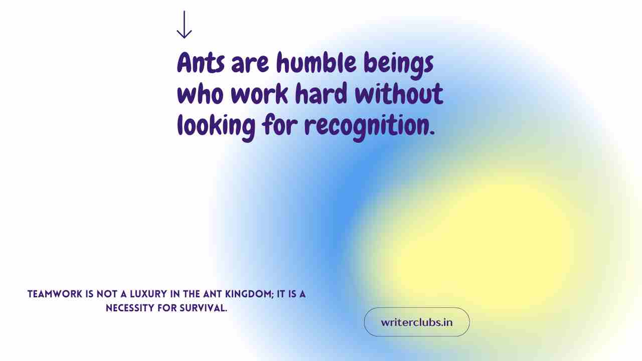 Ant quotes and captions 