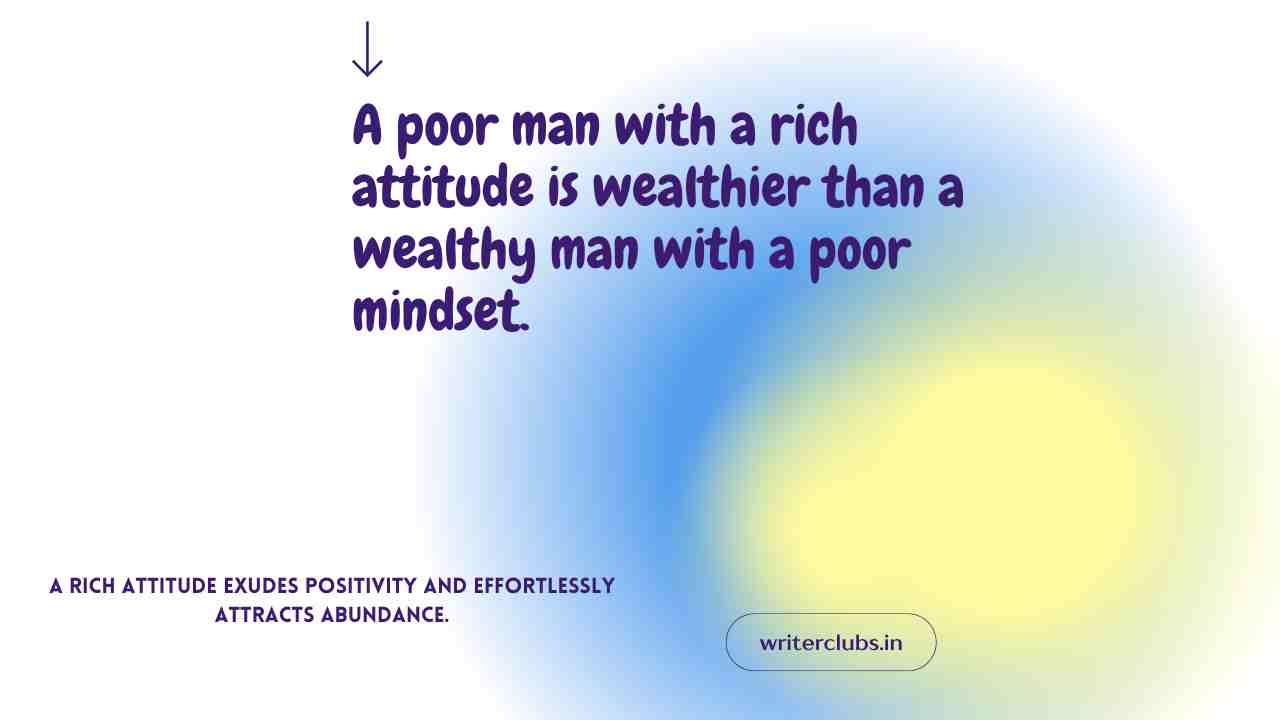 Attitude rich quotes and captions 