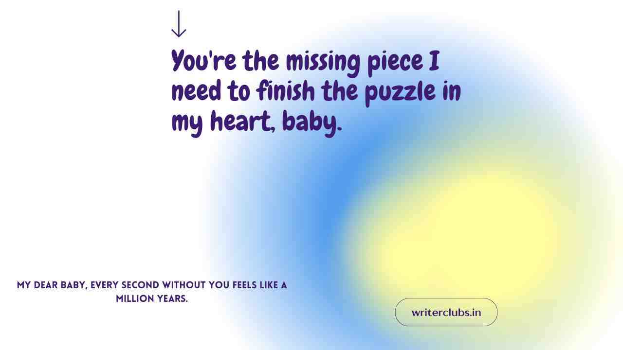 Baby I Miss You Quotes 