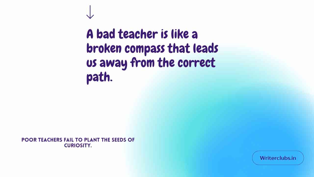Bad Teachers Quotes