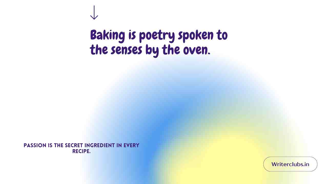 Baking Quotes 