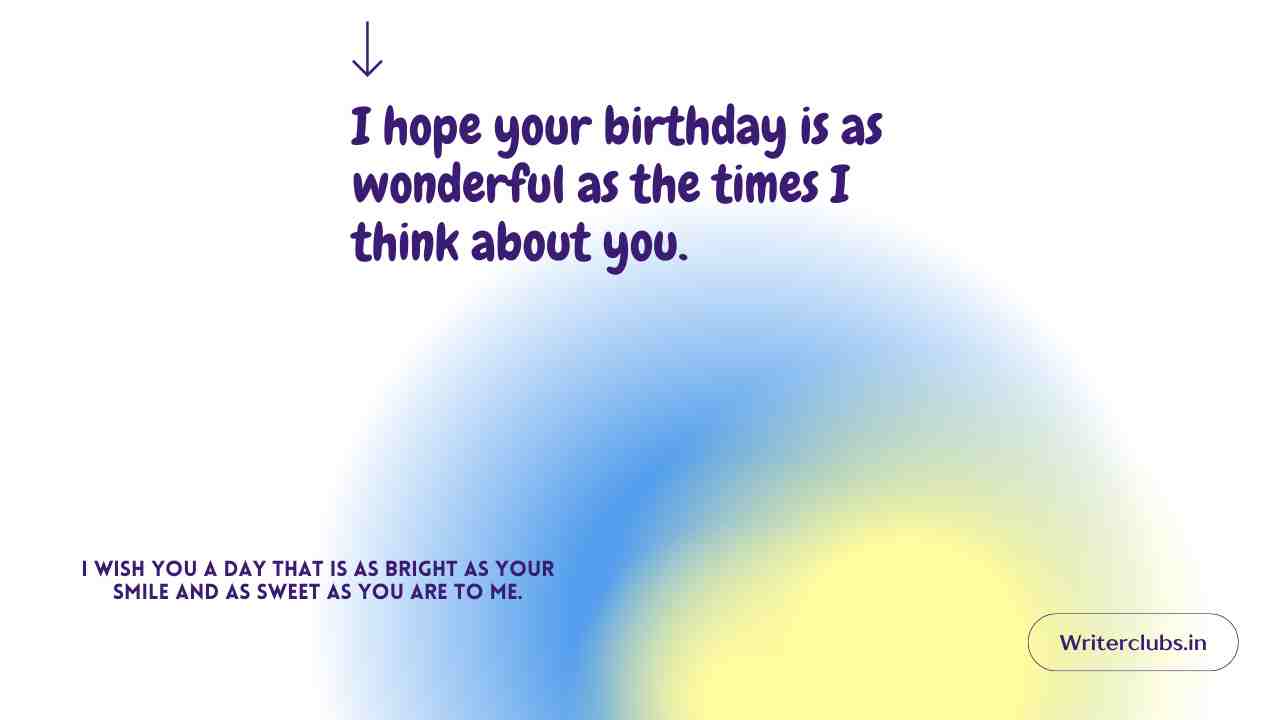 Birthday Quotes for Crush