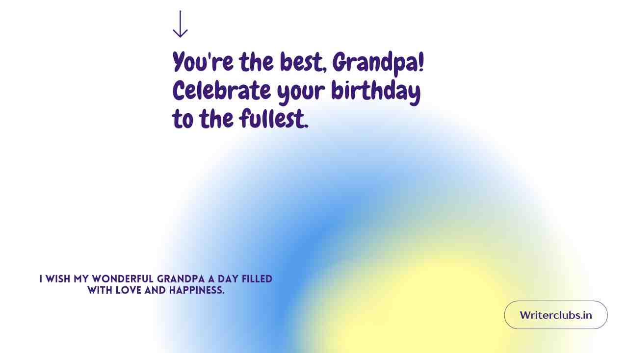 Birthday Quotes for Grandfather 
