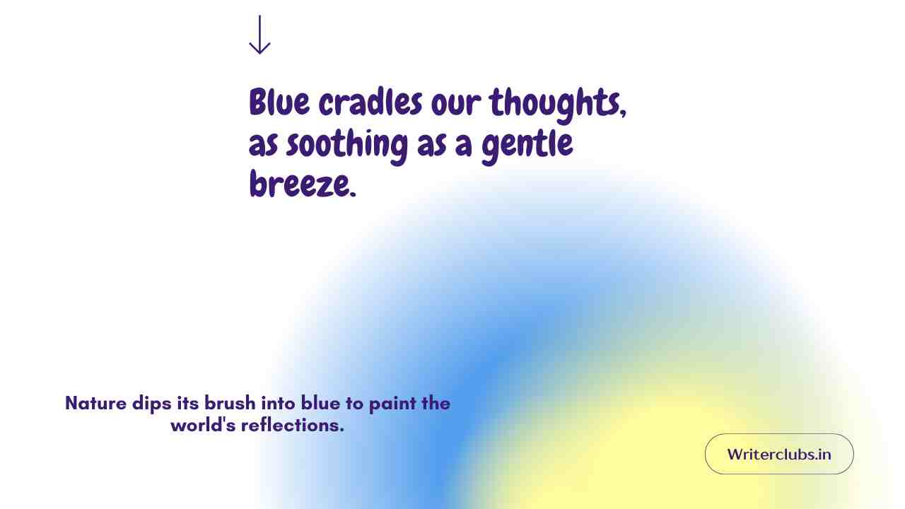 Blue Quotes for Instagram 