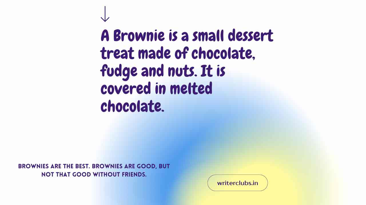 Brownie quotes and captions