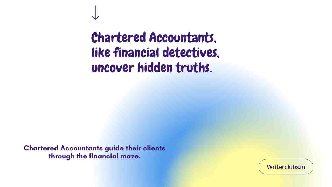 Chartered Accountant Quotes 
