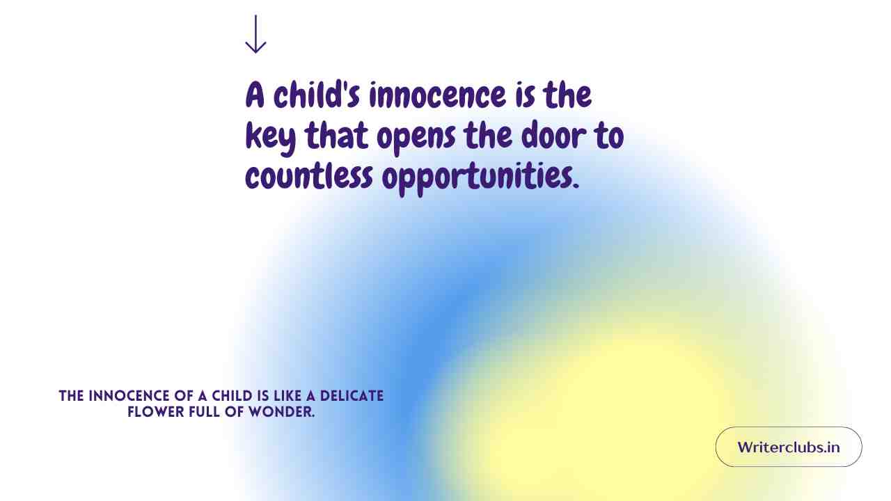 Child Innocence Quotes
