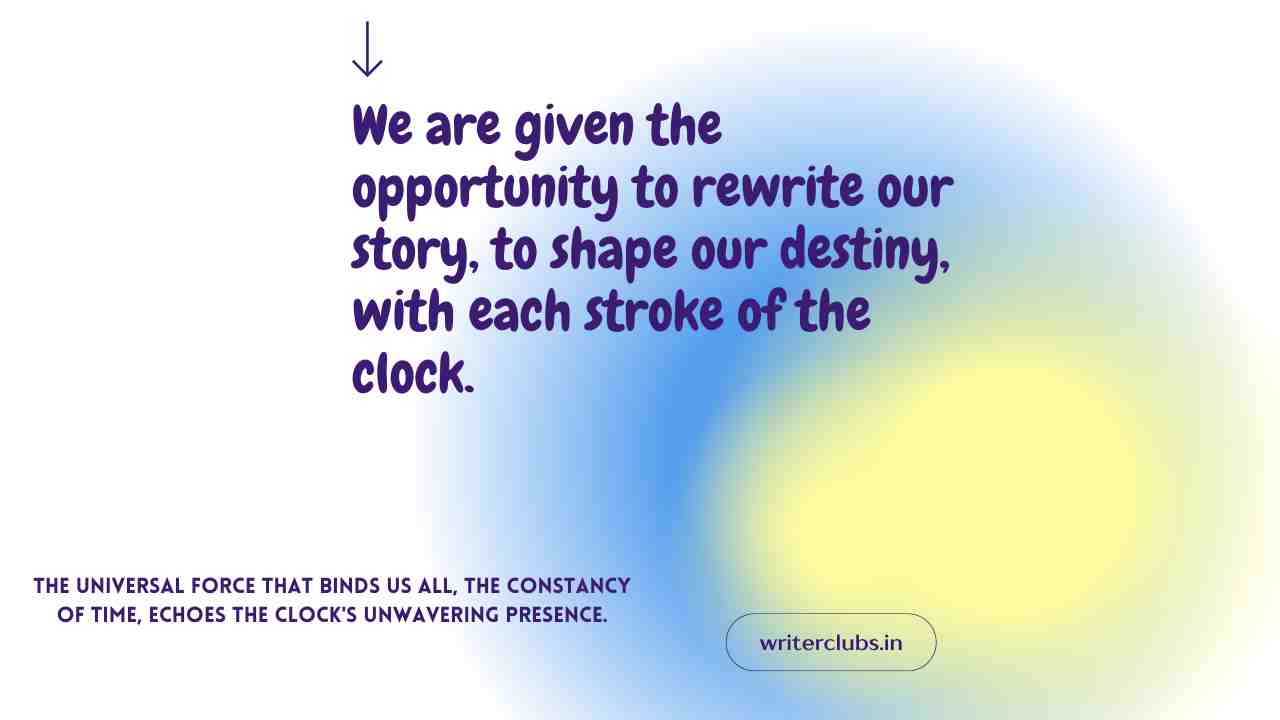 Clock quotes about time 