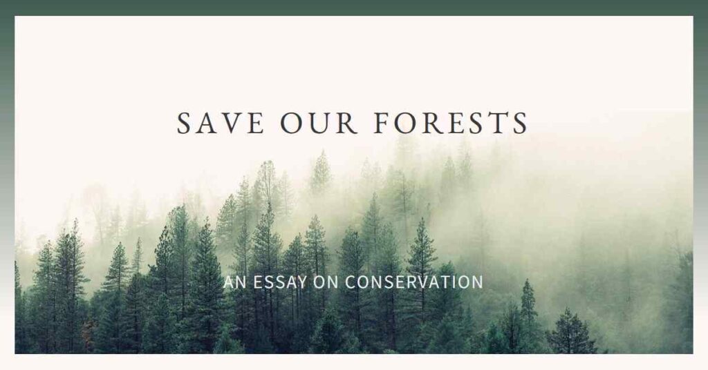 nature conservation essay in 150 words