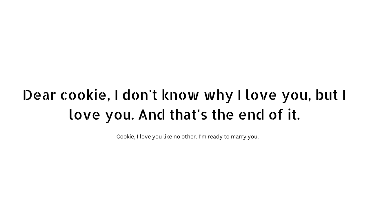 Cookie quotes and captions 