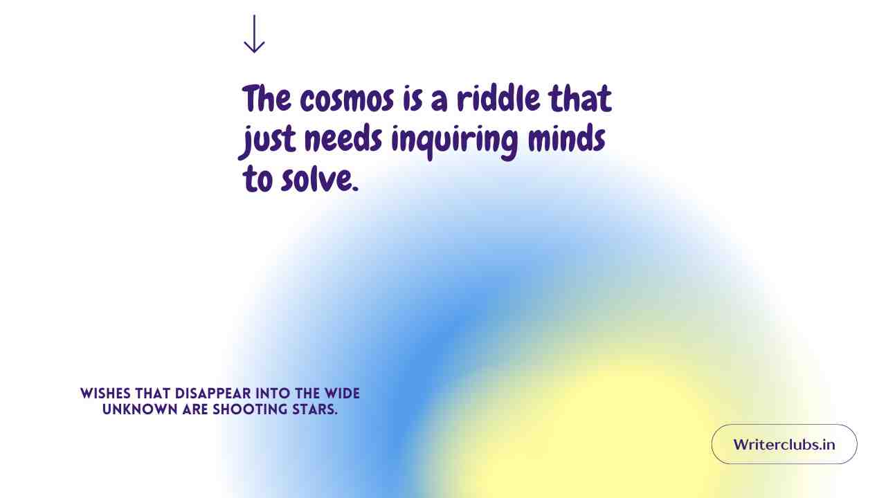 Cosmos Quotes 