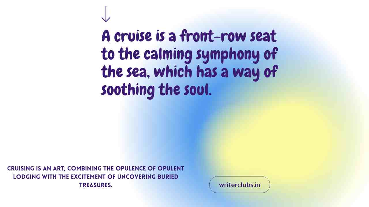 Cruise quotes and captions 