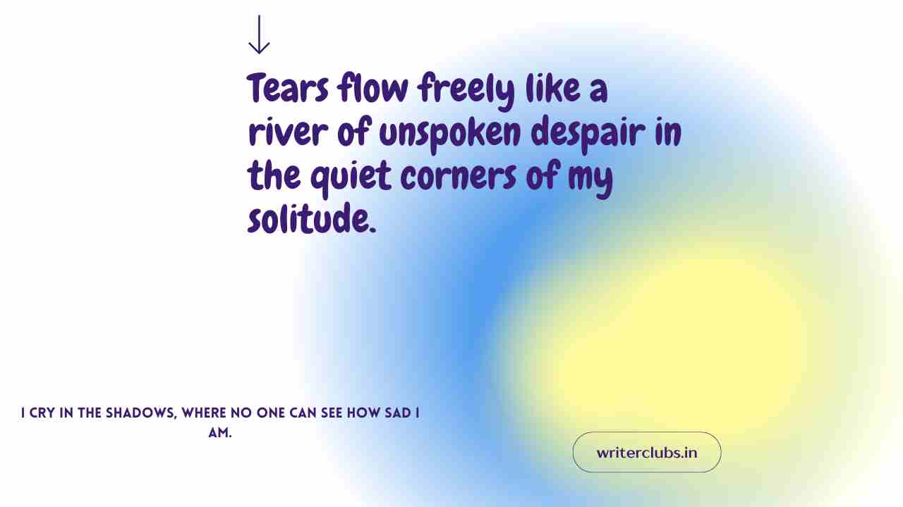 Crying Alone quotes 