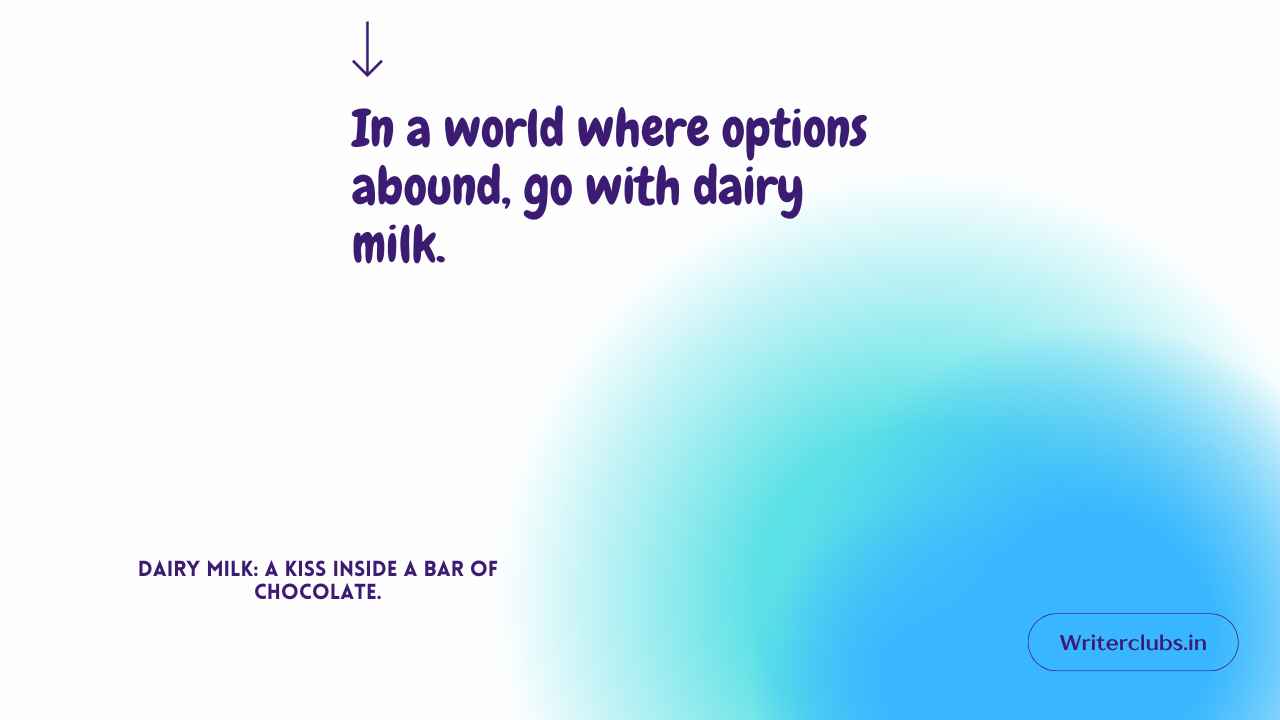 Dairy Milk Quotes and Captions 