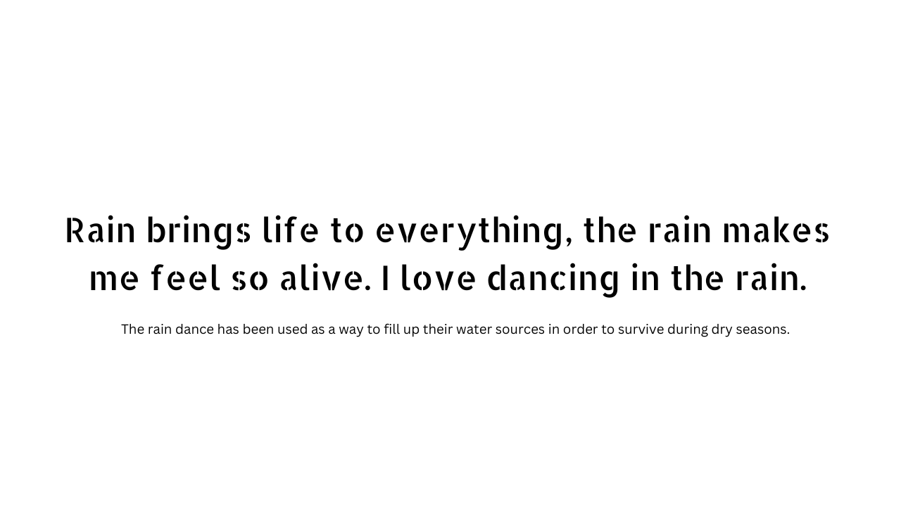 Dance rain quotes and captions 
