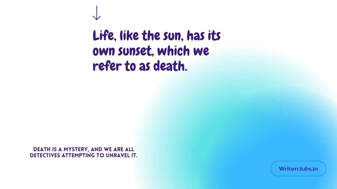 Death Quotes and Captions