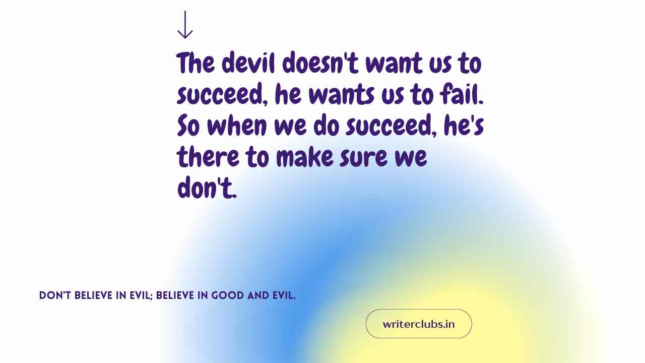 Devil Attitude quotes and captions 