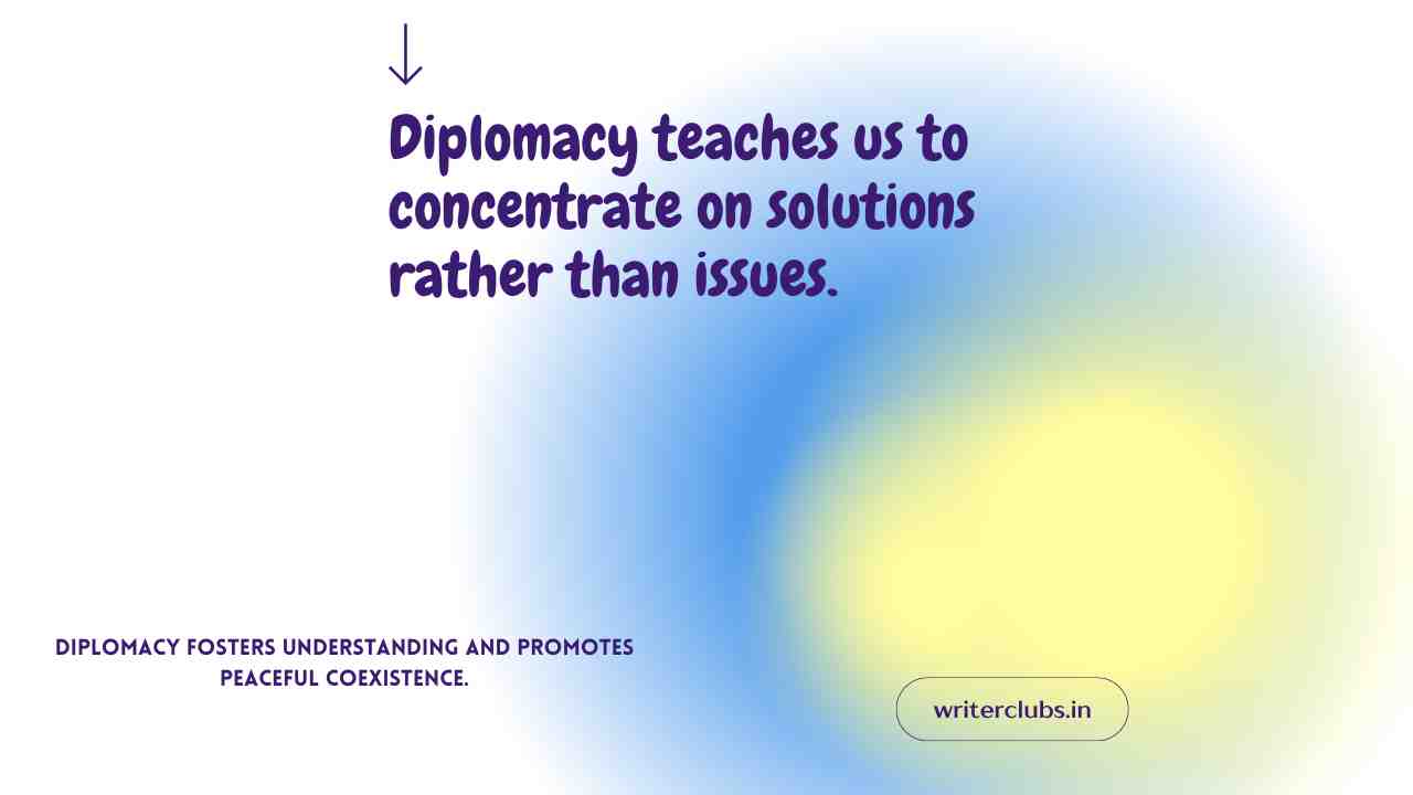 Diplomacy Quotes 