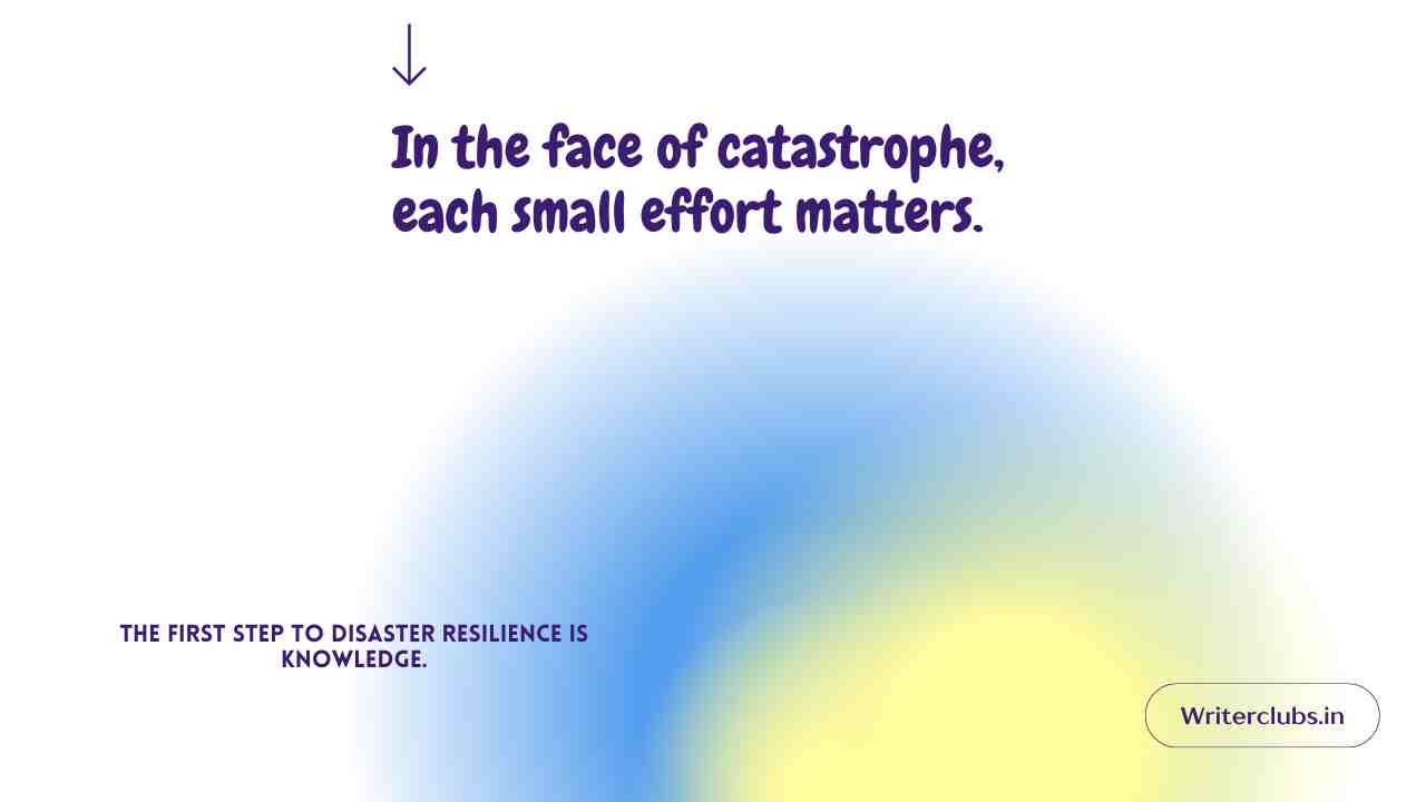 Disaster Management Quotes 