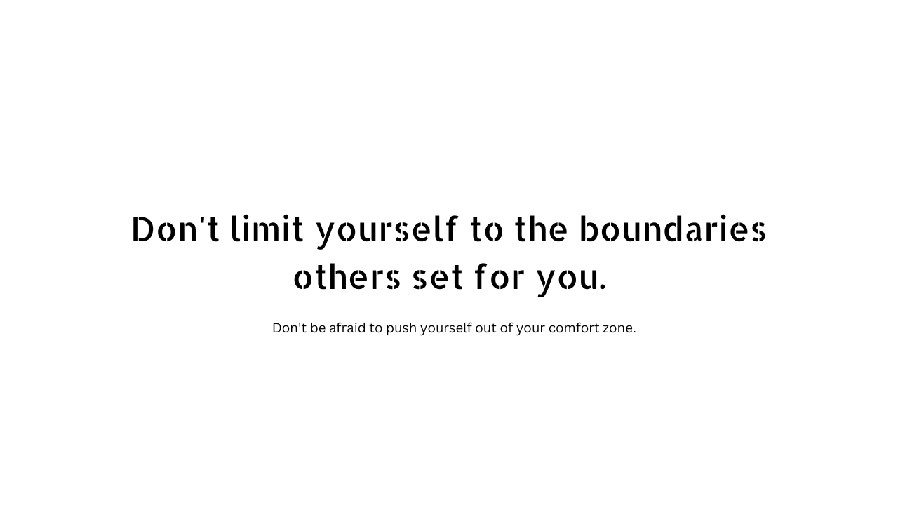 Don't cross your limits quotes 