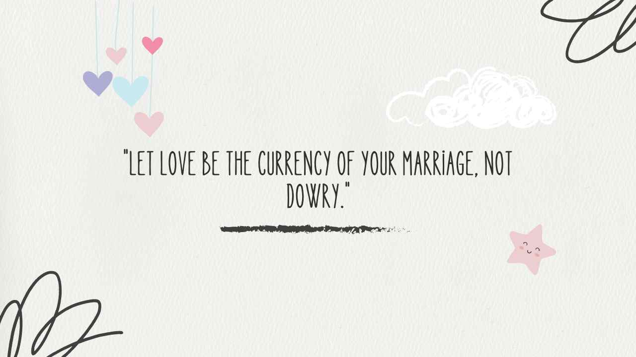 Emotional Say No to Dowry Quotes thumbnail