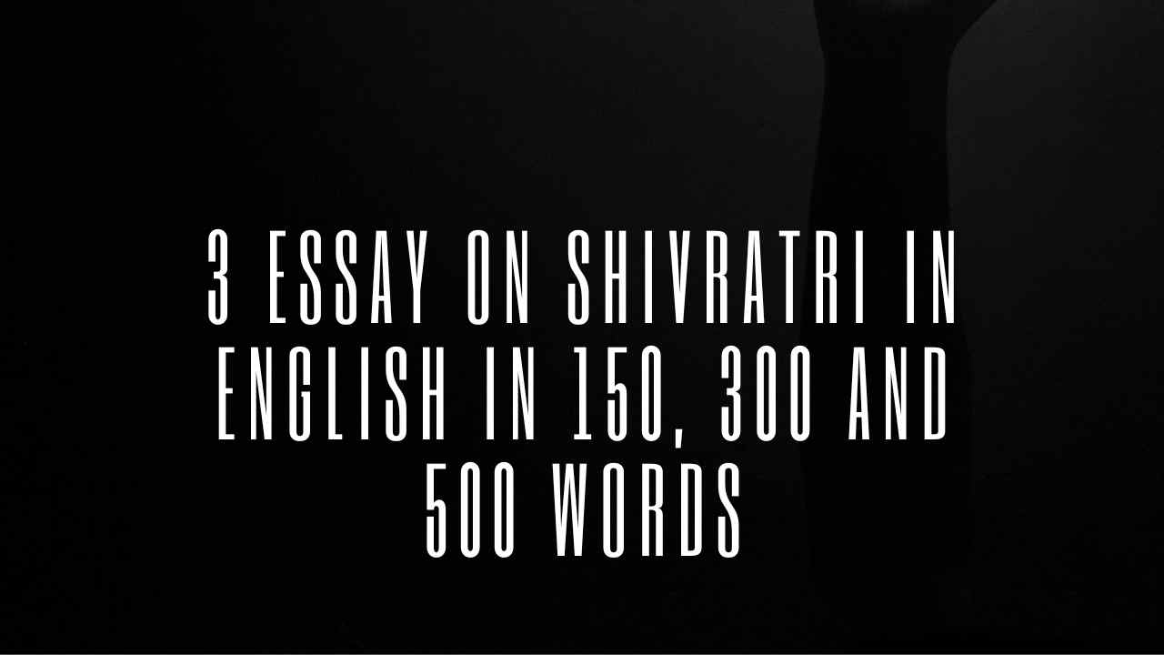 Essay on Shivratri thumbnail 