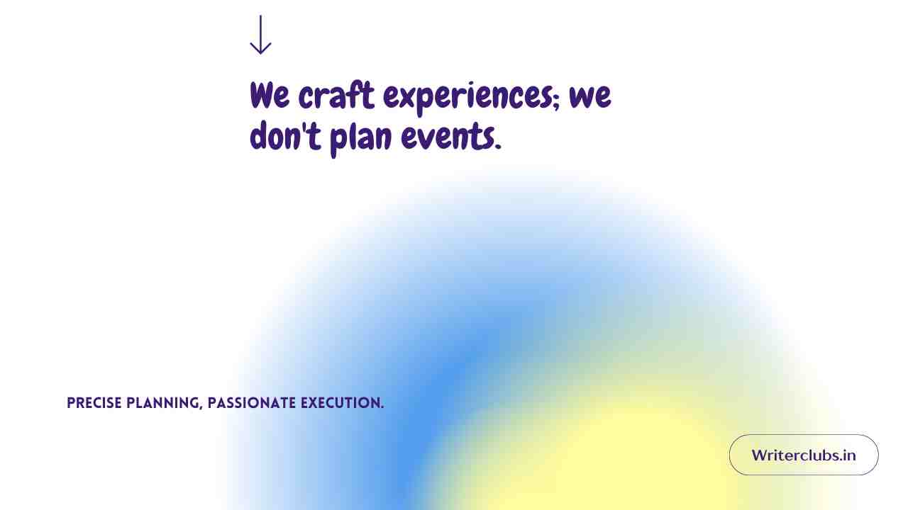 Event Management Quotes 