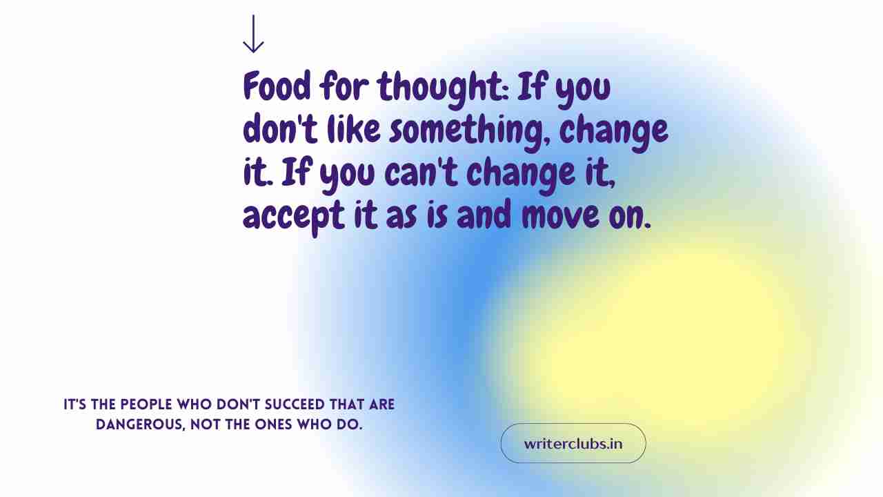 Food for thought quotes with