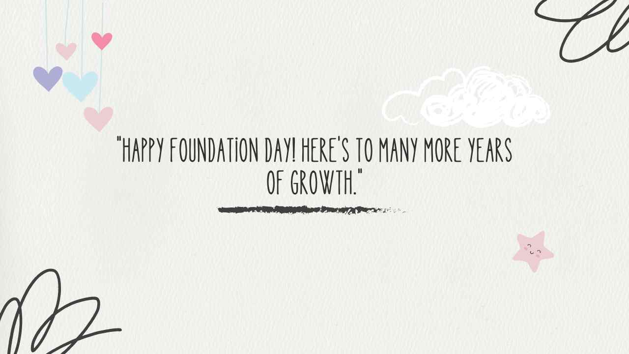 Foundation Day Quotes and Wishes
