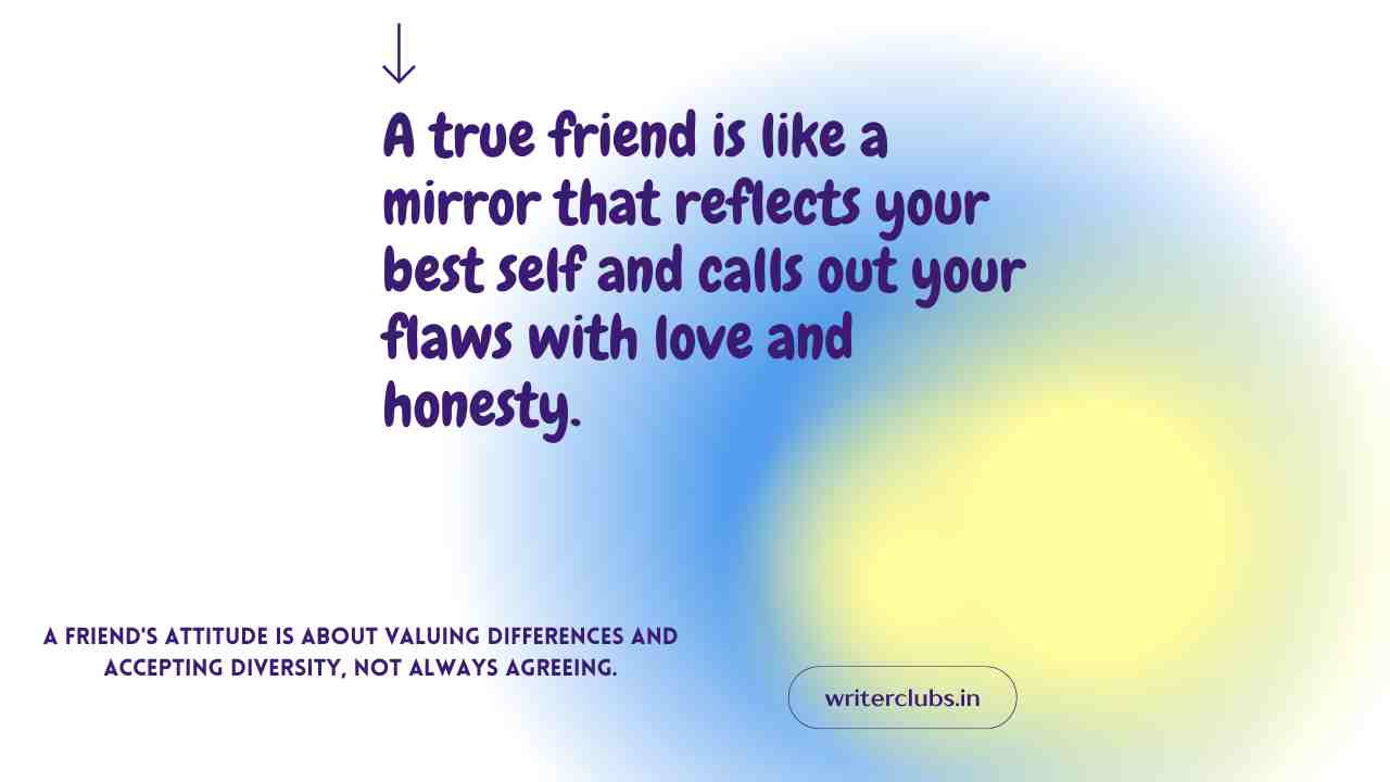 Friendship attitude quotes and captions 