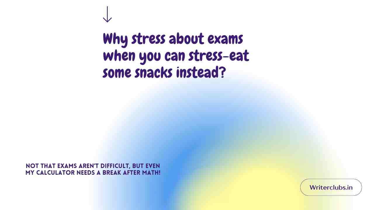 Funny Exams Stress Quotes 