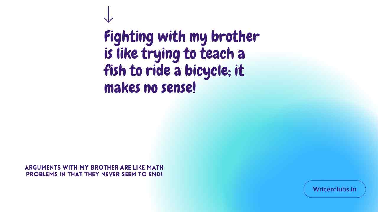 Funny Quotes About Brothers and Sisters Fighting thumbnail