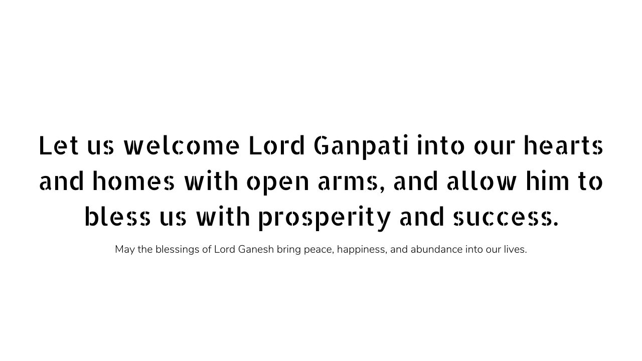 Ganpati Bappa quotes in English 
