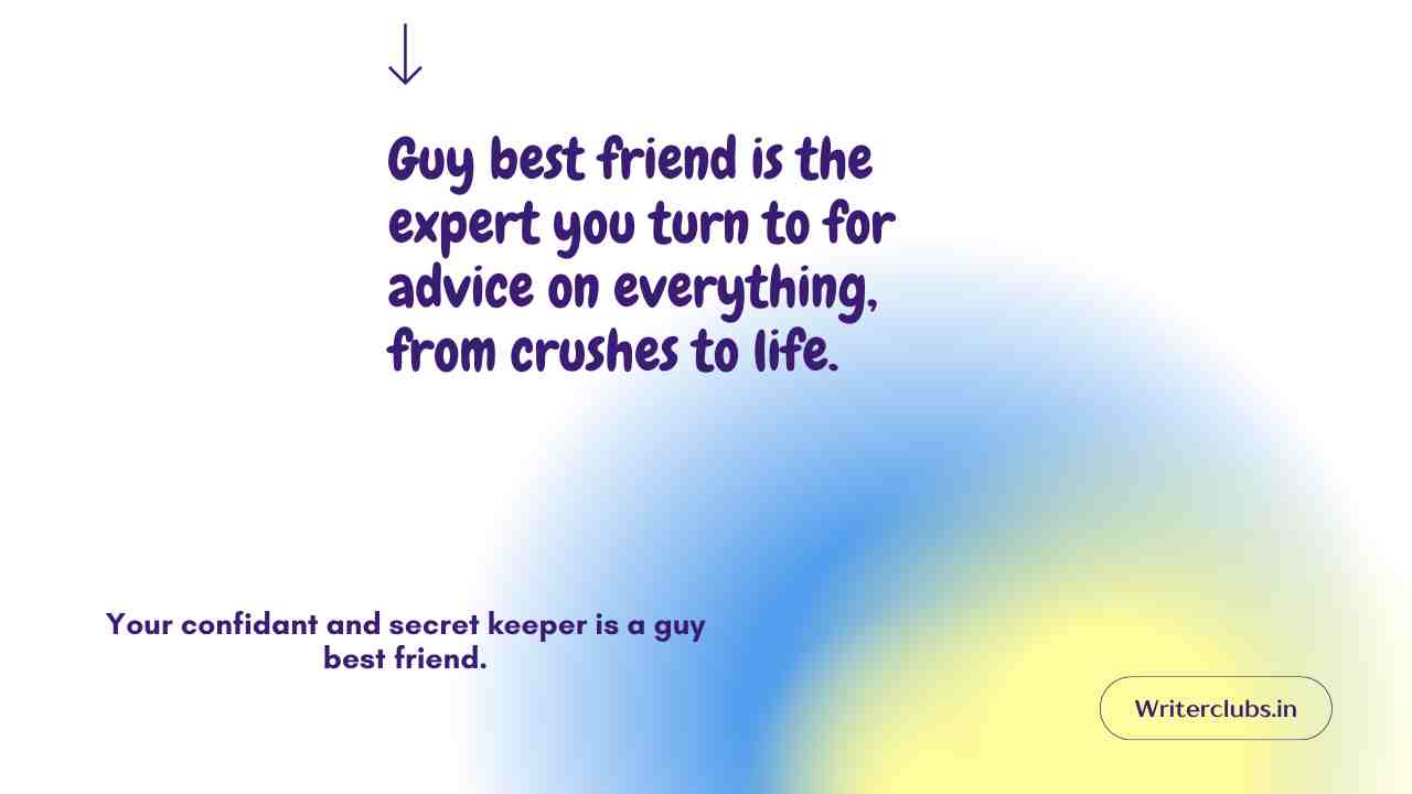Guy Best Friend Quotes and Captions