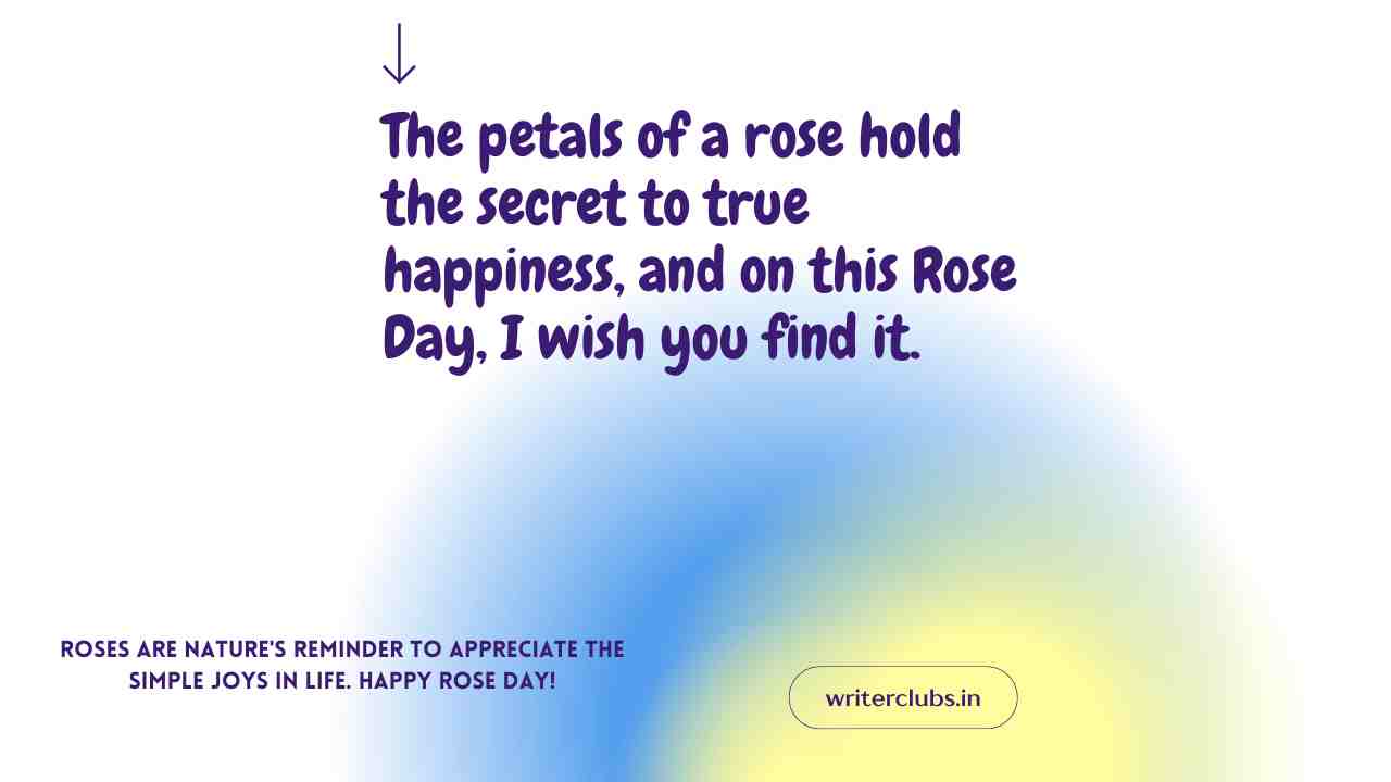 Happy Rose day quotes and captions