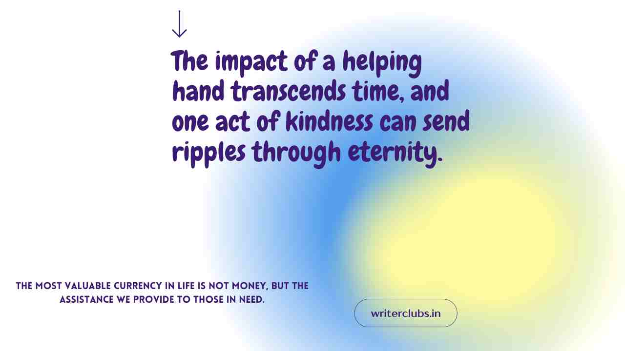 Helping hands quotes and captions 