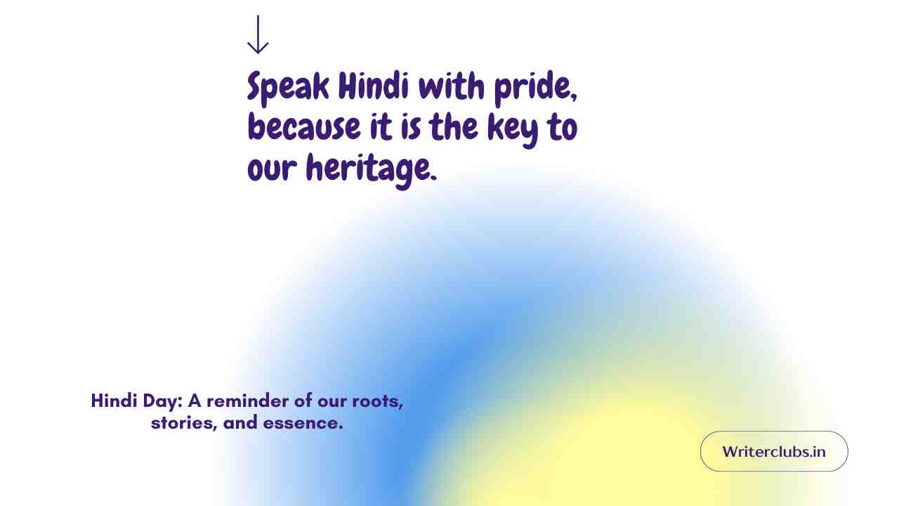 Hindi Day Quotes 
