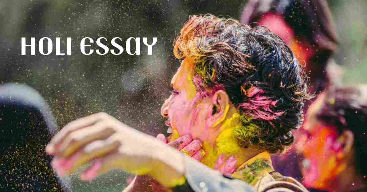 essay on holi in 150 words in english