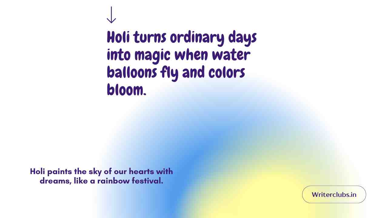 Holi Quotes in English 