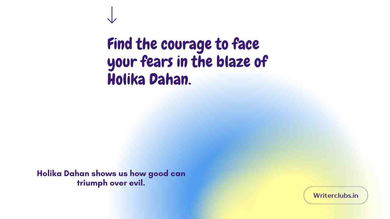 Holika Dahan Quotes in Englsh 