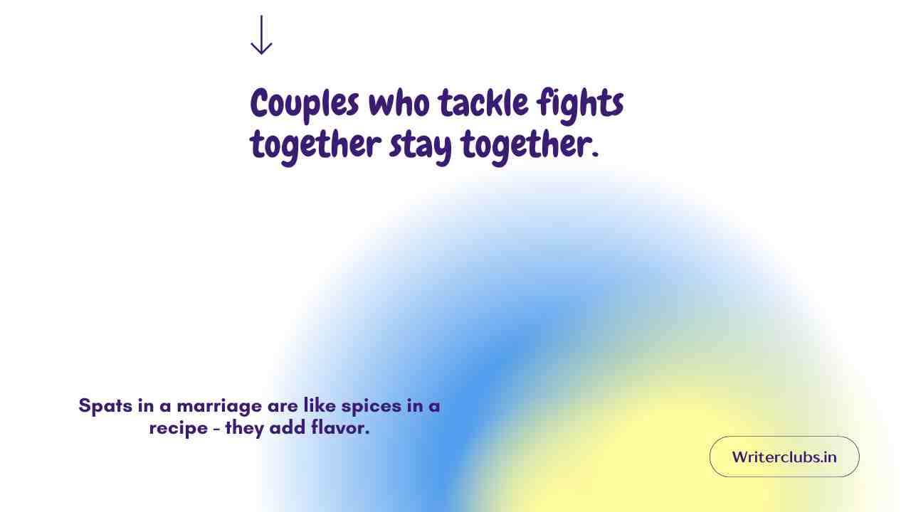 Husband Wife Fight Quotes 