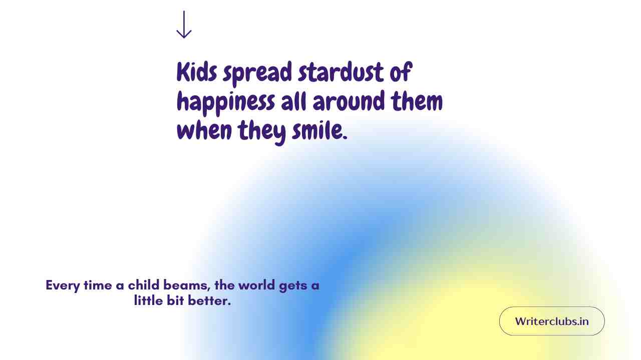 Kids Smile Quotes 