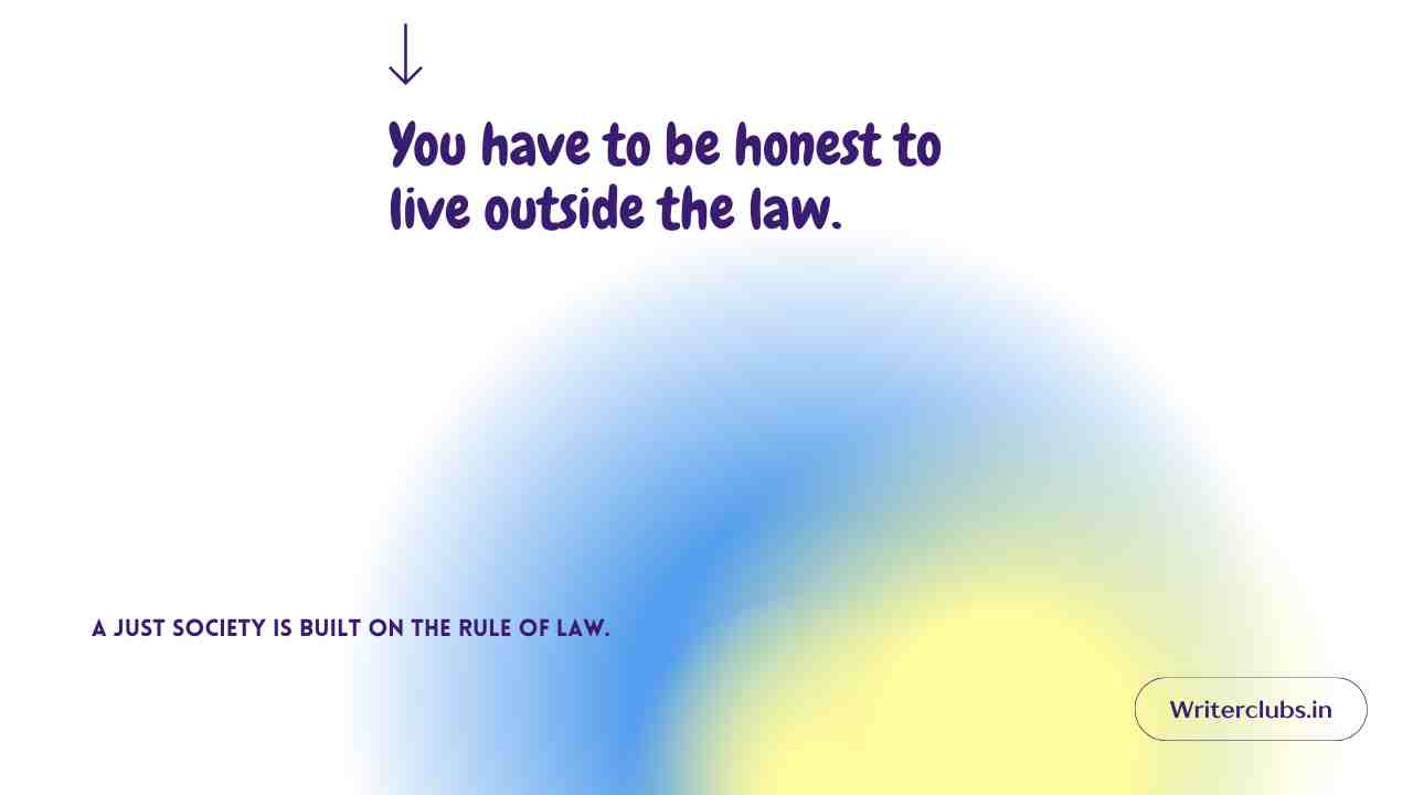 Law Quotes in English