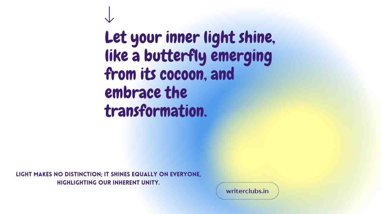 Light quotes and captions 