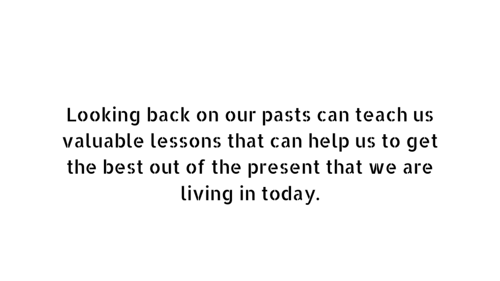 Living in the past quotes