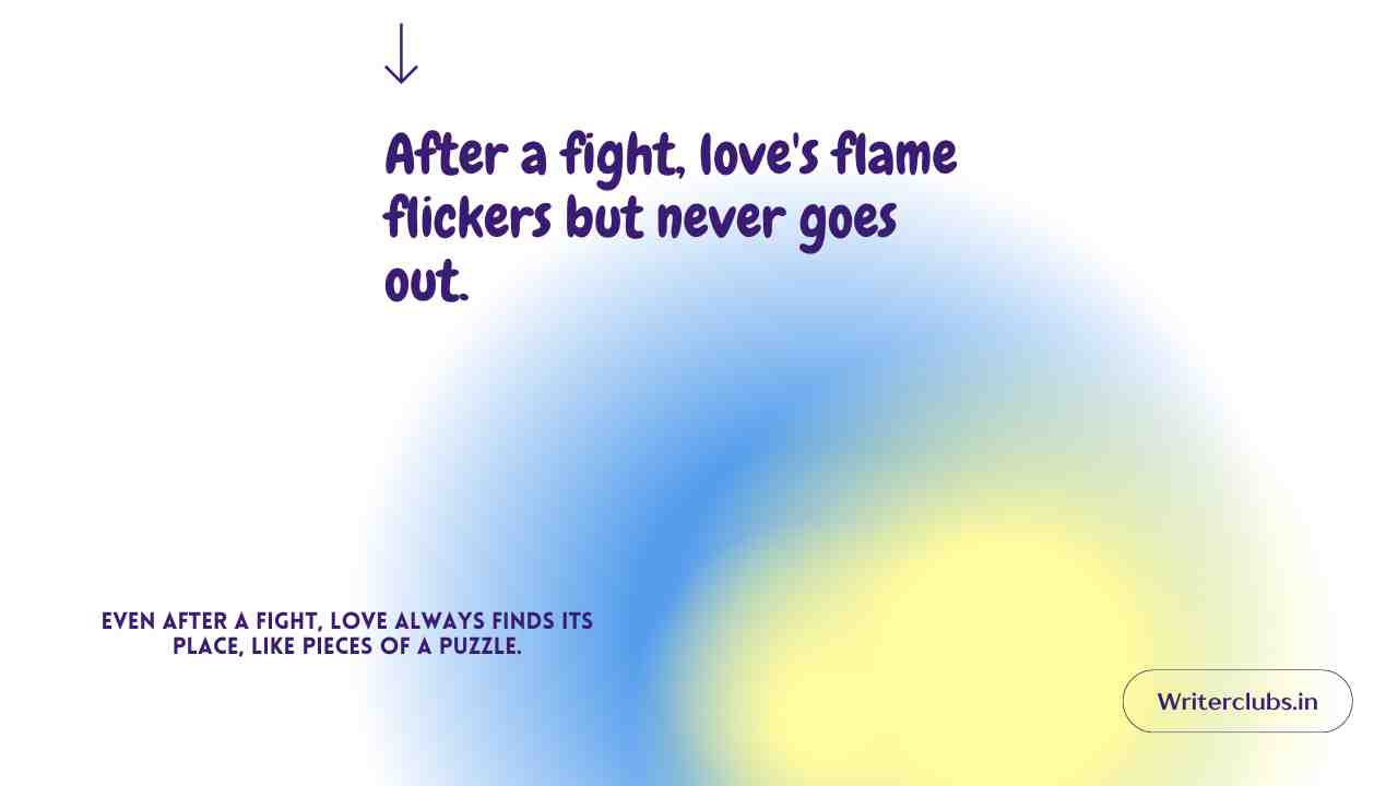 Love Quotes After Fight