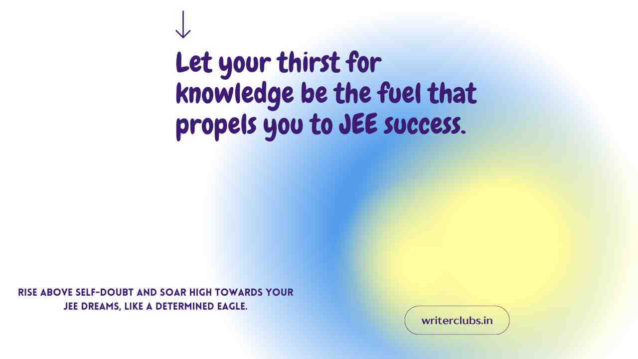 Motivational Quotes for JEE Aspirants 