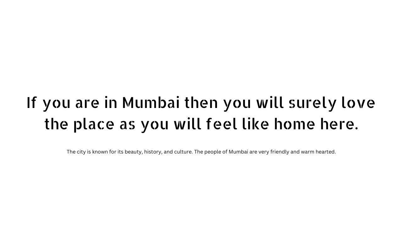 Mumbai quotes and captions