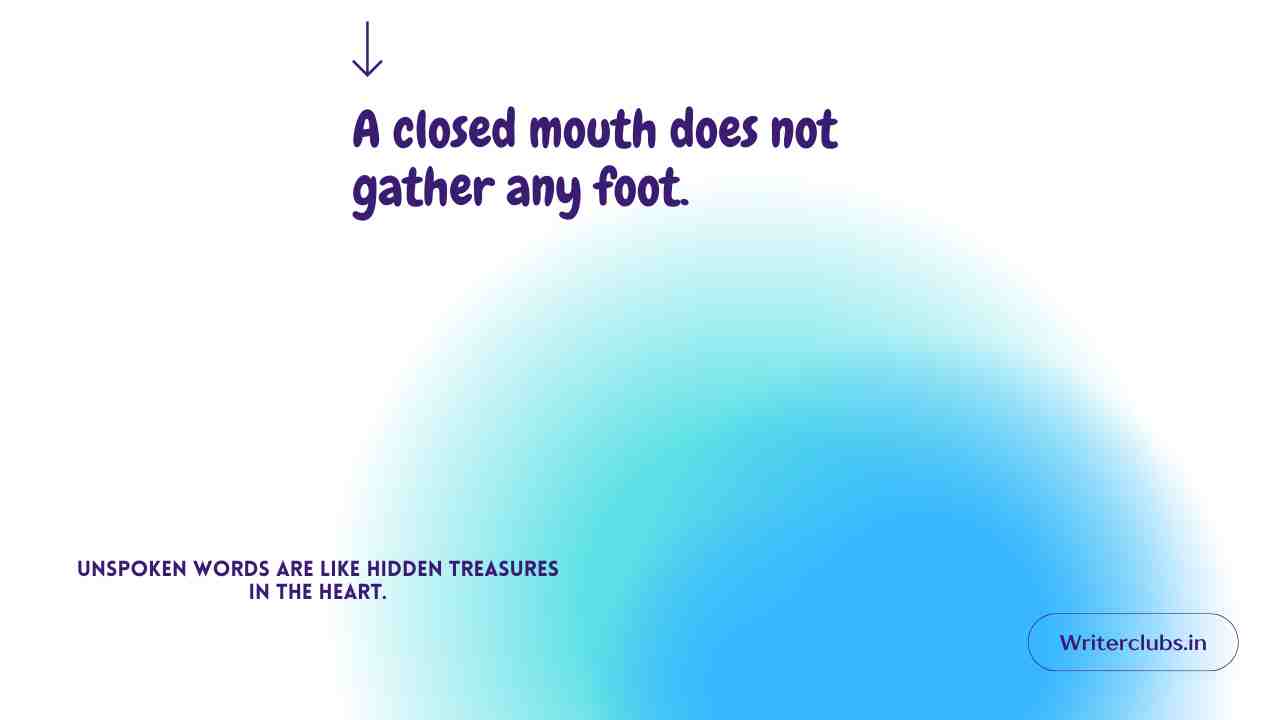 Not Talking Quotes 