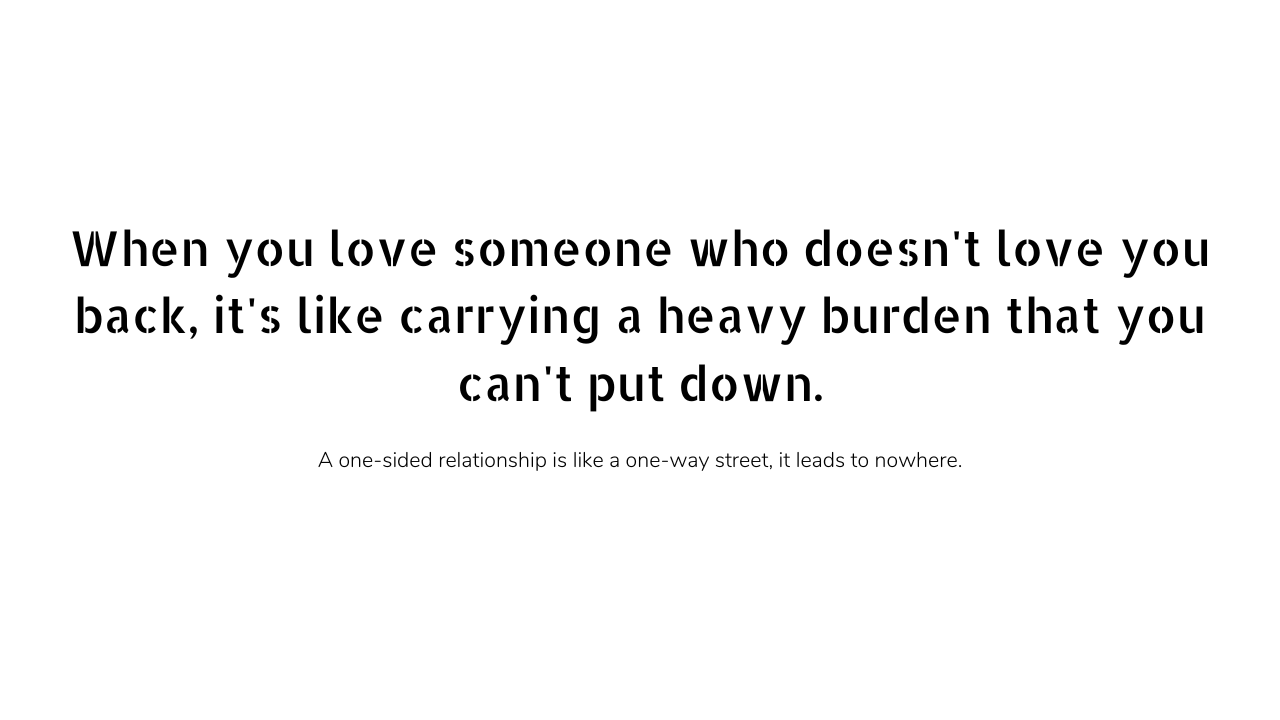 One sided relationship quotes and captions 